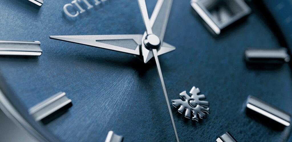 ザ・シチズンの精密な文字盤デザインと土佐和紙の質感