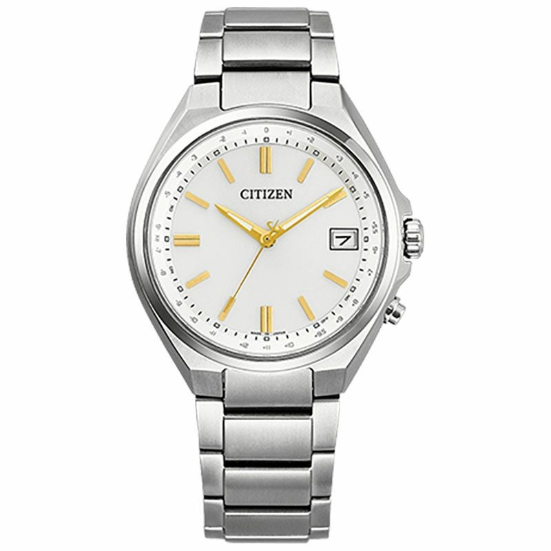 シチズンコレクション CB1160-55A 白文字盤チタン電波ソーラー
